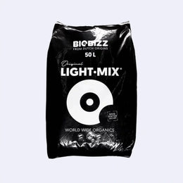 Biobizz 50L Original LIGHT-MIX soil product packaging for organic gardening.